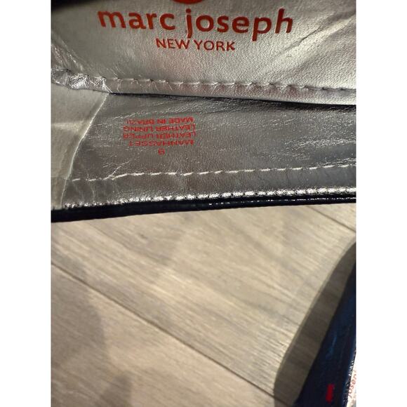 Marc Joseph NY Patent Leather East Village Loafer Navy 9 - Picture 4 of 4